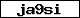 Verification code