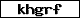 Verification code