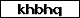 Verification code