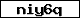 Verification code