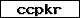 Verification code