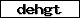 Verification code