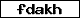Verification code