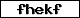 Verification code