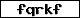 Verification code