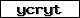 Verification code