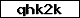Verification code