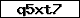 Verification code