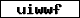 Verification code