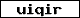Verification code