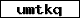 Verification code