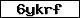 Verification code