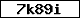 Verification code
