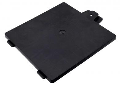 Couvercle de la batterie dans le compartiment du casque 