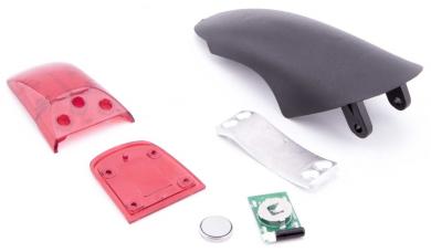 Mudguard with rear light 